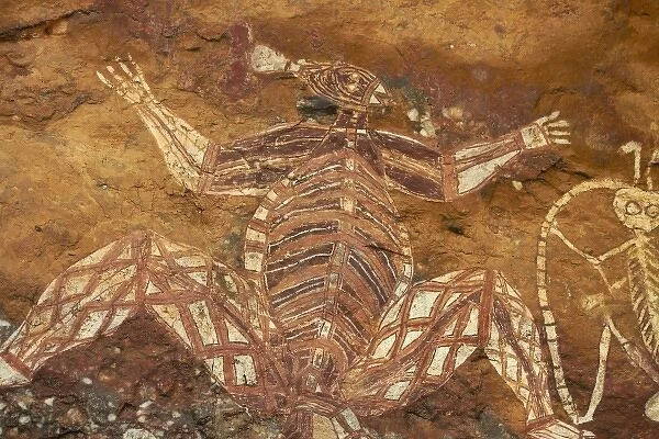 Aboriginal rock art of Namarndjolg, Anbangbang Gallery, at Burrunggui (Nourlangie Rock)