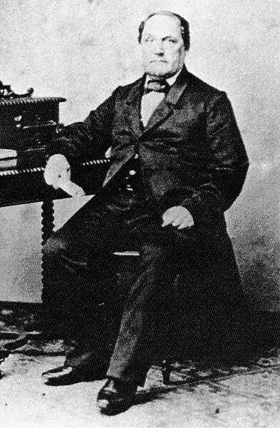 ABRAHAM EINSTEIN (1808-1868). Paternal grandfather of American (German-born) theoretical