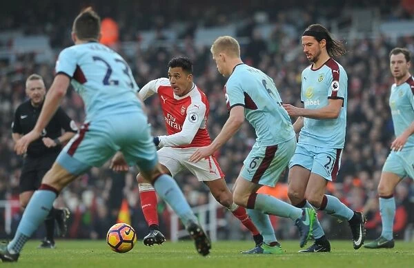 Alexis Sanchez in Action: Arsenal vs Burnley (2016-17)