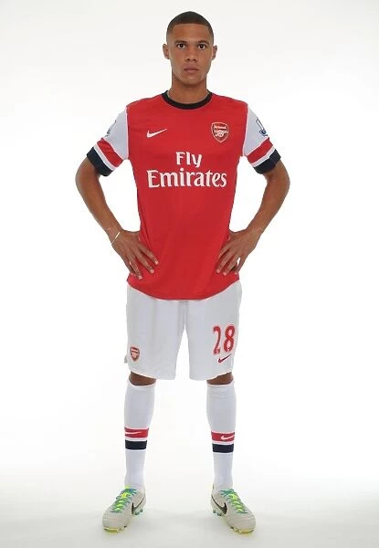Arsenal 2013-14 Squad: Kieran Gibbs at Team Photocall