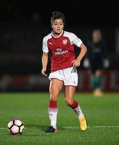 Arsenal's Jemma Rose in Action against Everton Ladies during Pre-Season Friendly