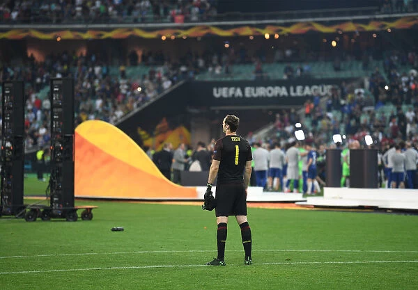 Arsenal's Petr Cech in the Aftermath of the Europa League Final Against Chelsea in Baku
