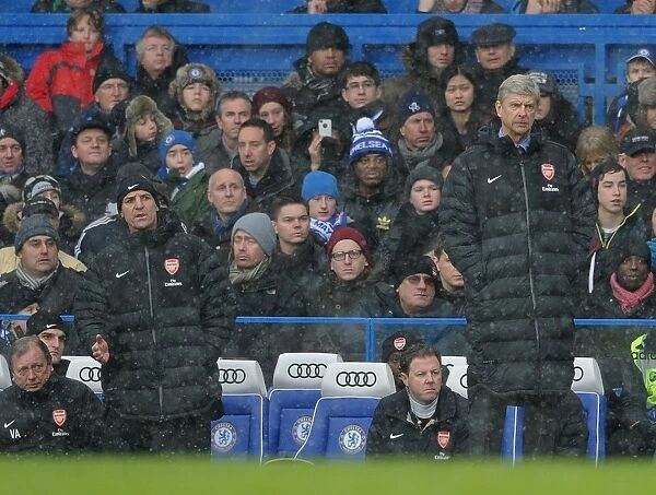 Arsene Wenger and Steve Bould: The Arsenal Duo at Stamford Bridge, 2013