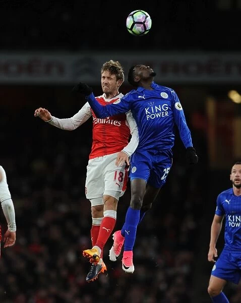Monreal vs Ndidi: Intense Battle in Arsenal vs Leicester City Premier League Clash