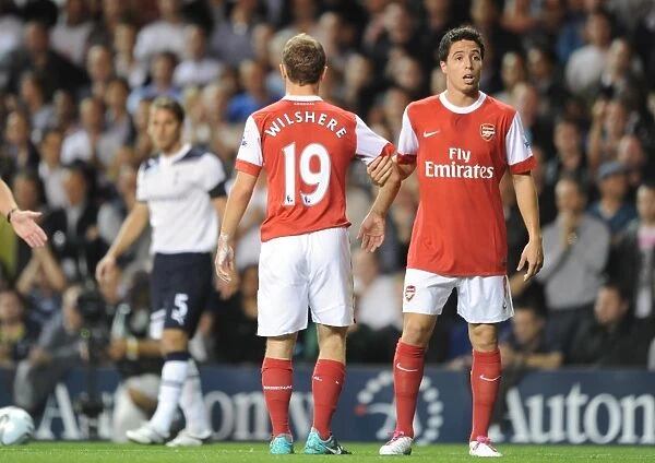 Samir Nasri and Jack Wilshere (Arsenal). Tottenham Hotspur 1: 4 Arsenal (aet)