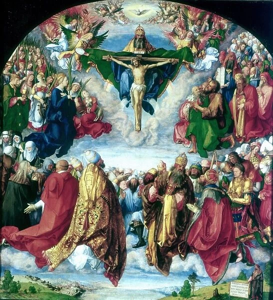 Adoration of the Trinity (1510). Albrecht Durer (1471-1528) German artist