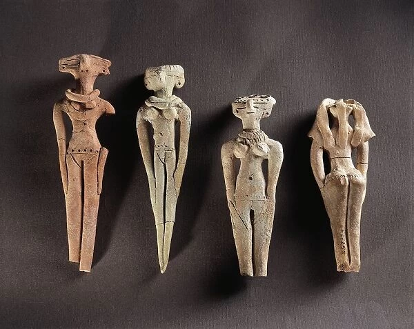 Egypt, Gebel Zeit, Terracotta dolls
