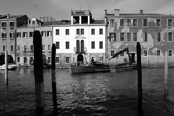Glimpses of the Giudecca Island. Venice. Veneto. Italy. Europe