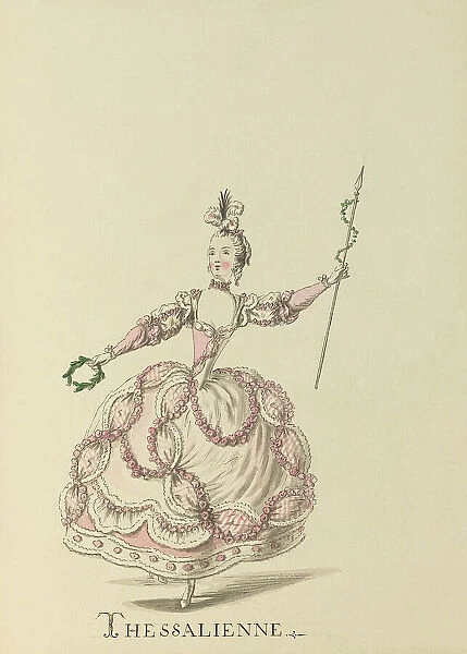 Thessalienne (Thessalian) - example illustration of a ballet character