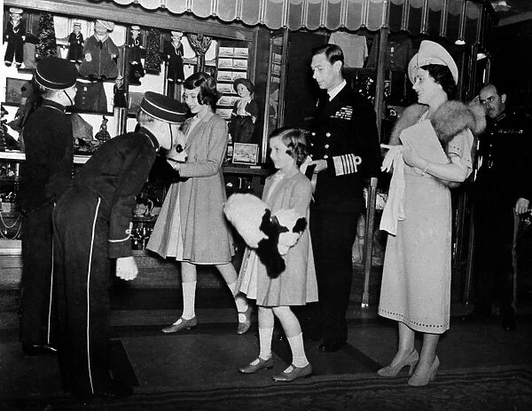 King George VI and Queen Elizabeth on Canada tour 1939. The King and Queen