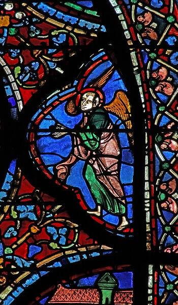 An angel (w42) (stained glass)