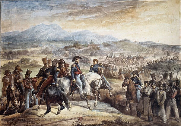 Chilean Independence War: 'View of the Battle of Maipu