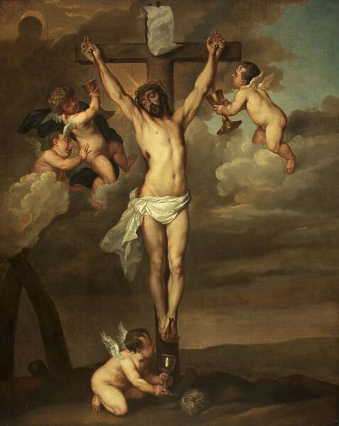 Crucifixion, 1645-50 (oil on canvas)