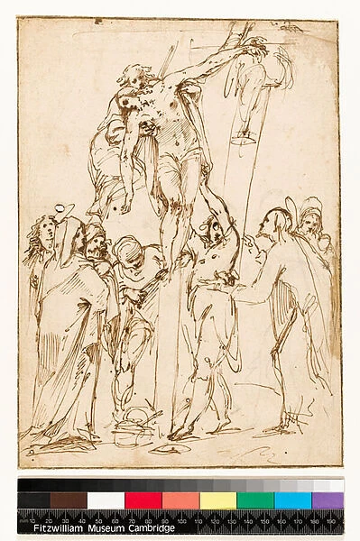 The Deposition from the Cross, c. 1580-1620 (pen, sepia & black chalk)