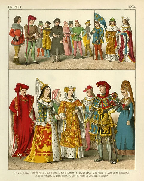French Costume 1400