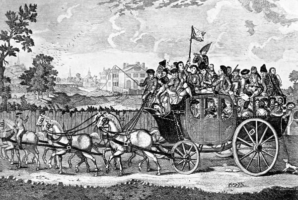 Going to Bury Fair, 1750 (engraving)