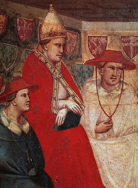 History of Saint Francis of Assisi: Pope Innocent III confirming the Franciscan rule in