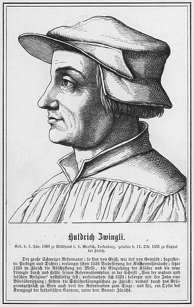 Huldrich Zwingli (engraving)
