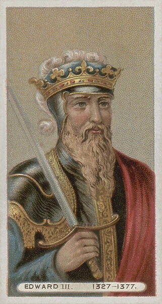 King Edward III (chromolitho)