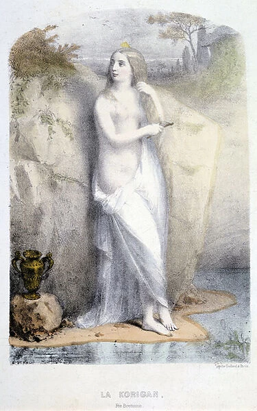 La Korrigan, fairy bretonne - in 'Les femmes mythologiques'
