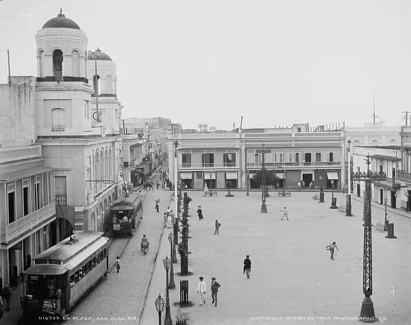 La Plaza, San Juan, Puerto Rico, c. 1903 (b  /  w photo)