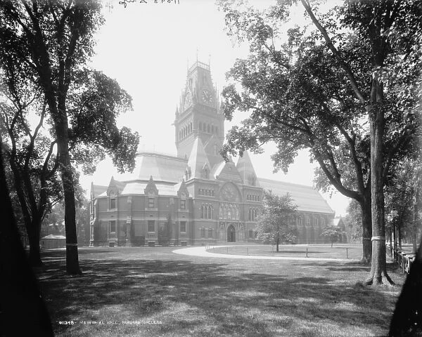 Memorial Hall, Harvard College, c. 1899 (b  /  w photo)
