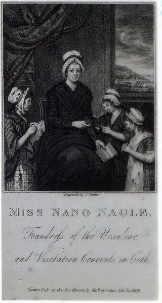 Miss Nano Nagle, 1809 (engraving)