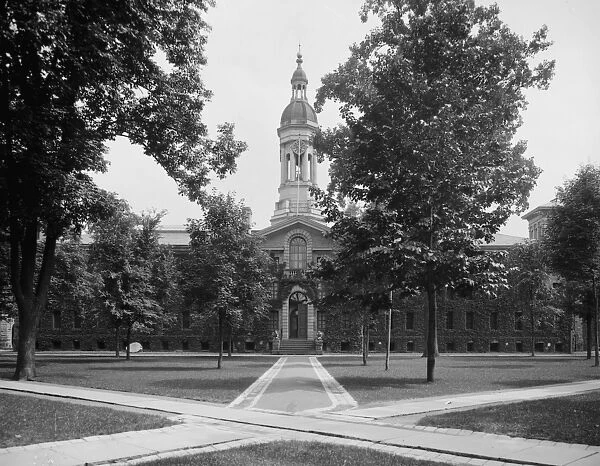 Nassau Hall, Princeton University, N. J. c. 1903 (b  /  w photo)