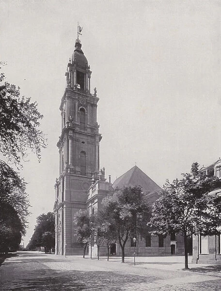 Potsdam, Garnisonkirche (b  /  w photo)