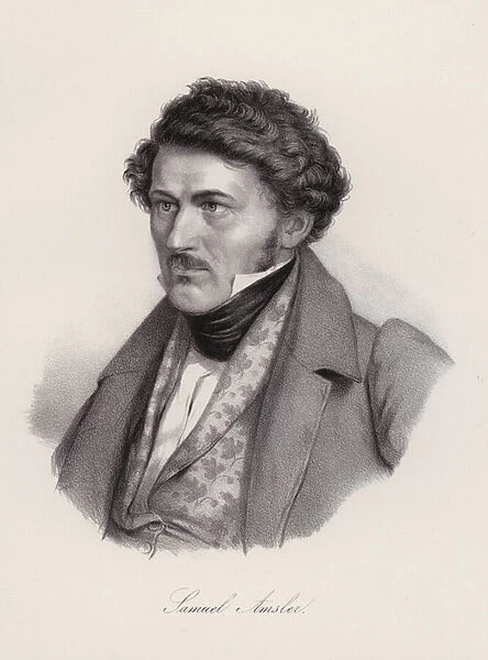 Samuel Amsler, Swiss engraver (engraving)