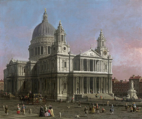 St. Pauls Cathedral, 1754 (oil on canvas)