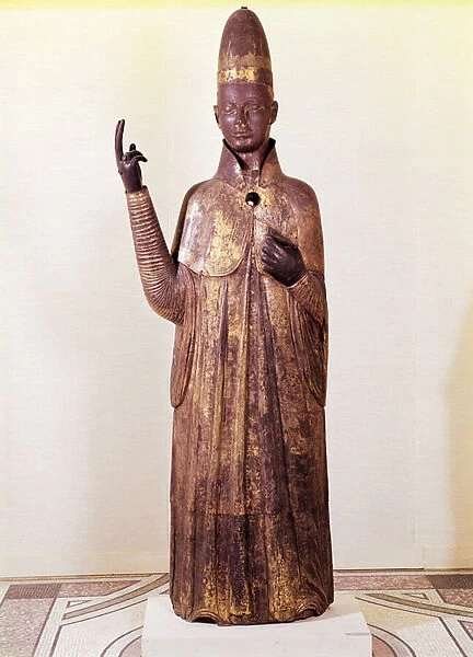 Statue of Pope Boniface VIII (1235-1303) 1301 (bronze)