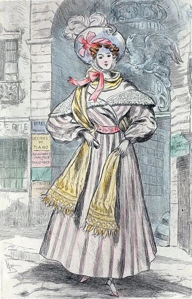 1833, Womens fashion in nineteenth-century Paris, Boutet, Henri (1851-1919)