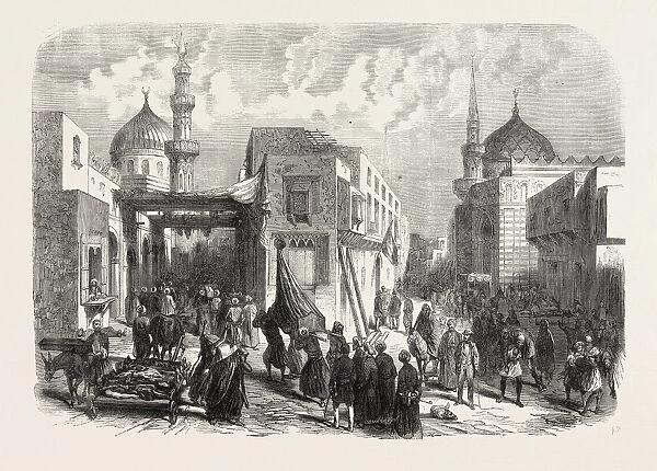 The Old Quarter of Cairo during the Prevalence of Cholera: the Ambulance of the French