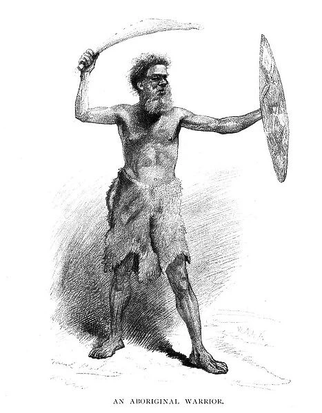 An Aboriginal Warrior, 1886