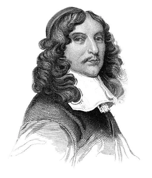 Andrew Marvell, 17th century English metaphysical poet, (c1850)