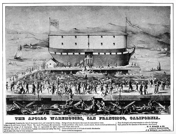 The Apollo warehouses, San Francisco, California, 19th century (1937)