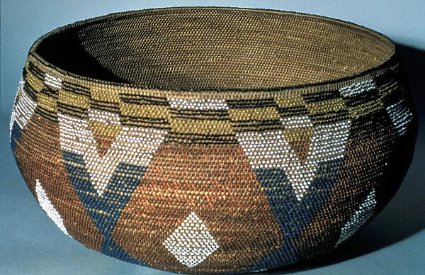 Ceremonial basket, North American Indian