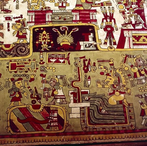 Codex Zouche-Nuttall is a pre-Columbian document of Mixtec pictography, 1200-1521