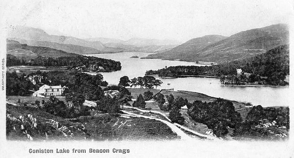 Coniston Lake, Lake District, Cumbria, 1902