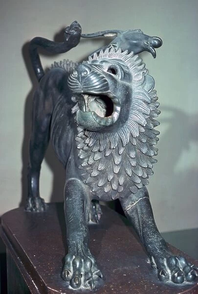 Etruscan bronze of a chimera