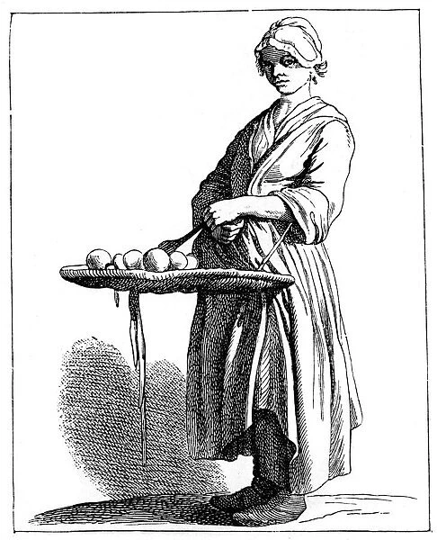 Fruit Seller, 1737-1742. Artist: Bouchardon