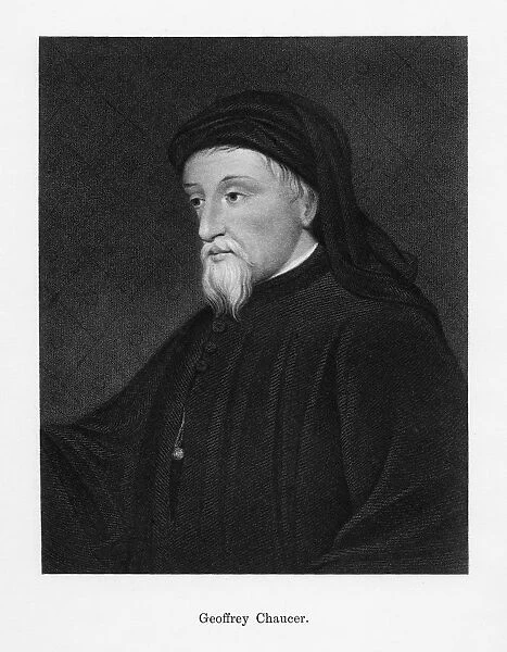 Geoffrey Chaucer, English author, poet, philosopher, bureaucrat, and diplomat, (19th century)