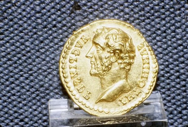 Gold Coin of Roman Emperor, Antonius Pius, 138-161