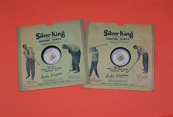 Golfing Hints, two Silver King 7 inch singles, c1920