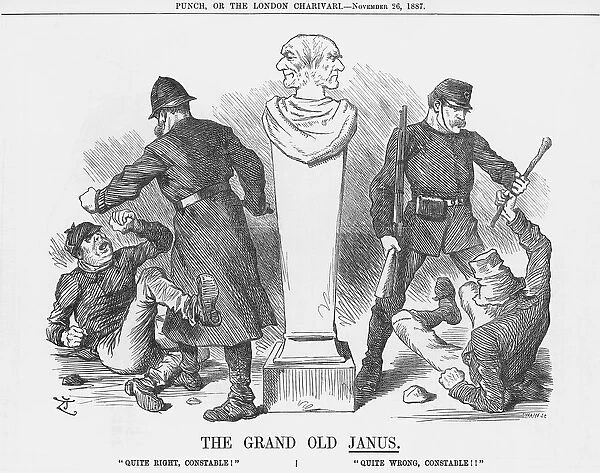 The Grand Old Janus, 1887. Artist: Joseph Swain