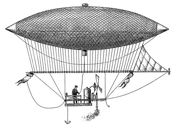 Henri Giffards steerable airship of 1852, 1903