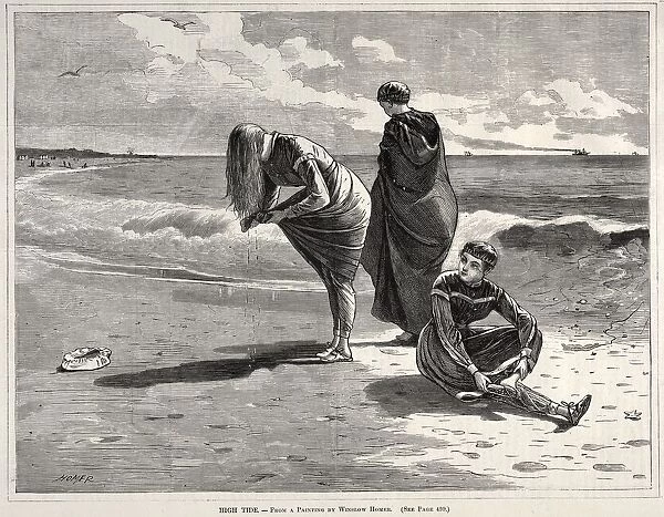 High Tide, 1870. Creator: Winslow Homer (American, 1836-1910)
