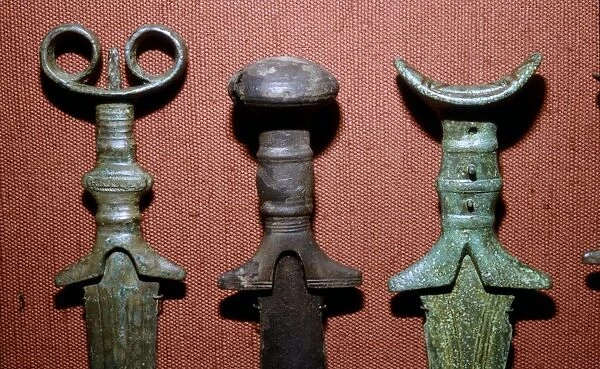 Hilts of Bronze Swords from South Bavaria, Germany, 12th-8th century BC