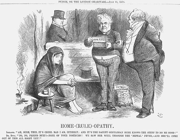 Home-(Rule)-Opathy, 1874. Artist: Joseph Swain